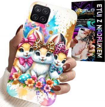 shumee OVITEK ZA SAMSUNG GALAXY A22 5G - ZAJČKI, BOŽIČ, ZAJČEK, VELIKA NOČ