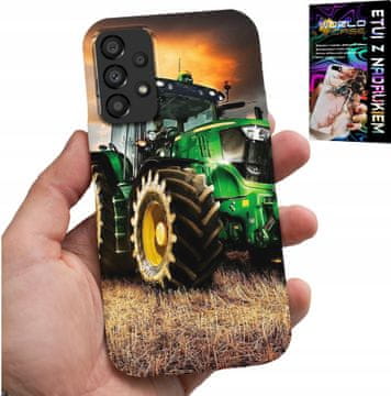 shumee OVITEK ZA SAMSUNG GALAXY A23 5G - KMETIJSKI TRAKTOR + STEKLO