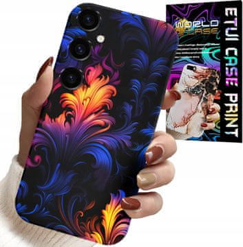 shumee OVITEK ZA SAMSUNG GALAXY A13 5G - ABSTRAKTNI BARVITANI VZORCI + FOLIJ