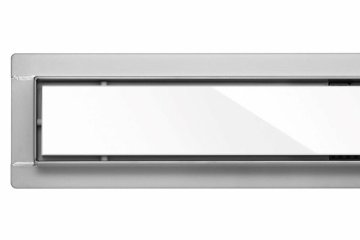 shumee LINEARNI ODTOK WAVE BELO STEKLO 70 cm MOKRO SUŠILNI