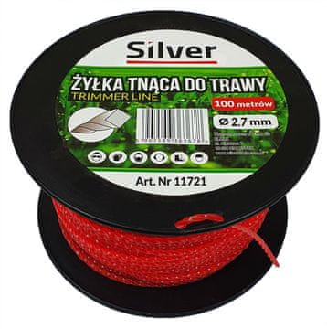 shumee REZALNA VRVICA 27x100m ZVITA KODRENA SREBRNA