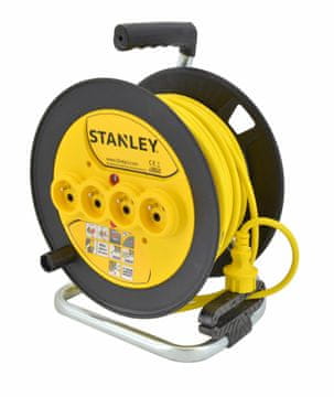 shumee STANLEY PODALJŠEVALNI KABEL 40 m 3 x 15 mm 16 A IP20 Z ZAŠČITO PRED PRENAPETNOSTJO