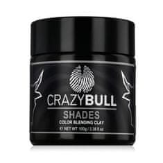 Crazy Bull Shades Color Bleding Clay glina za oblikovanje las z začasnim barvnim učinkom 100 g