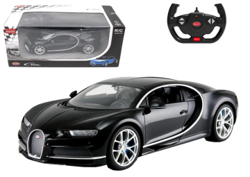 Lean-toys Avto na daljinca RC Bugatti Chiron 1:14, črn