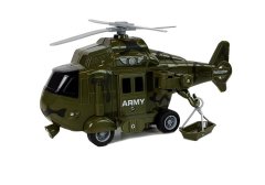 Lean-toys Vojaški komplet Tovornjak s helikopterjem