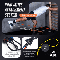 IBX Athletics PREMIUM VADBENE ELASTIKE | 17 DELNI SET | Anti-Snap Varnostna Sredica | Sistem Varnega in Preprostega Vpenjanja (Loop-Hitch) | 100% Malezijski Latex | Za Vadbo Doma | Trening Moči