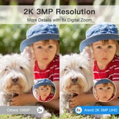 Arenti GO2T zunanja kamera na baterije s sončnim panelom in SP2 (2,4 GHz Wi-Fi)