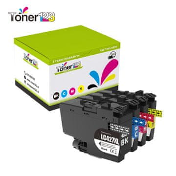 Toner123 Komplet Brother 4x LC427XL / HL-J6010DW / MFC-J5955DW, MFC-J6955DW, MFC-J6957DW, MFC-J6959DW kompatibilne kartuše (4) - črna XL, cyan XL, magenta XL, rumena XL