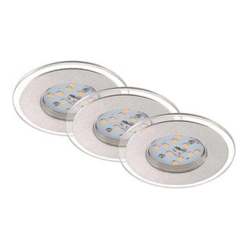 BRILONER SET 3x LED Kopalniška vgradna svetilka ATTACH LED/4,5W/230V IP44
