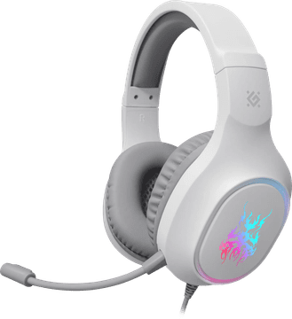 Defender FURY (64480) Gaming slušalke z mikrofonom, 2.0, 3.5 mm jack bele