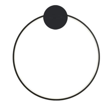 Toolight Stenska svetilka LED APP1383-CW BLACK 30cm