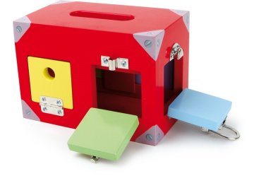 Legler SMALL FOOT Motorna škatla za igrače s ključavnicami