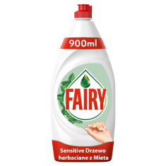shumee Fairy Sensitive tekočina za pomivanje posode - čajevec in meta - 900 ml