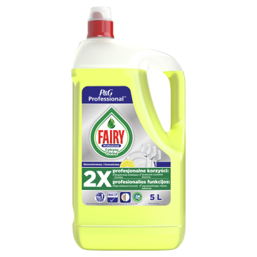 shumee Fairy PGP Professional - Tekočina za pomivanje posode z vonjem limone 5 l - učinkovita in učinkovita