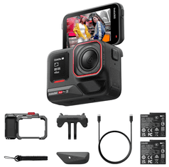 Insta360 Ace Pro 2 Dual Battery Xplorer Bundle akcijska kamera, 8K, 1800 mAh, do 180 min, temno siva (22145280)