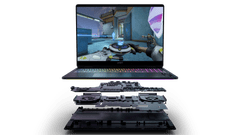 HP Omen Max 16-ah0038nn gaming prenosnik, U7-255Hx, 16GB, 1TB, 5070, W11H (BT3K0EA#ABB)