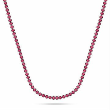 Brilio Silver Srebrna ogrlica s cirkoni, motiv tenisa NCL216WP