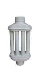 Žemini dimni radiator, 0,65m - FI 120mm, bel