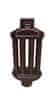 dimni radiator, 0,65m - FI 120mm, rjav