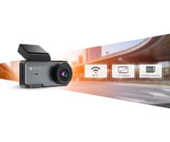 Navitel RS87 GPS avto kamera, 9,4cm, 2.7K Super HD zaslon, 150°