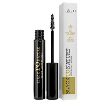 Tolure Cosmetics Maskara za rast in krepitev las Black To Nature 8,5 ml