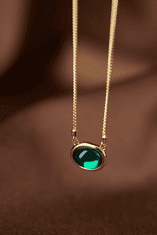 AVESTLINE Srebrna verižica Esmeralda