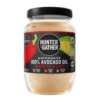 BrainMax HUNTER-GATHER avokadova majoneza s čilijem chipotle in limeto, 630 g