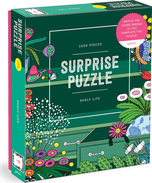 Galison Sestavljanka presenečenja Življenje na polici 1000 kosov