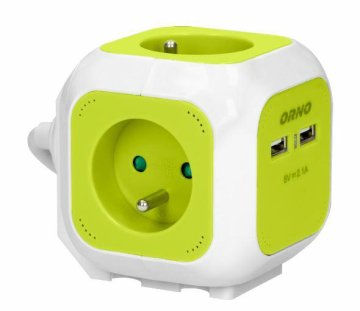 shumee ORNO PODALJŠEVALNA KOCKA 4x2PZ 2xUSB
