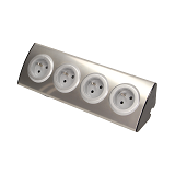 shumee ORNO VTIČNICA ZA KUHINJSKO POHIŠTVO 4x2 ŠT INOX