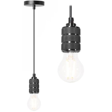 Toolight Stropna viseča svetilka APP342-1CP BLACK