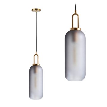 Toolight Stropna svetilka APP628-1CP z visečo stekleno cevjo