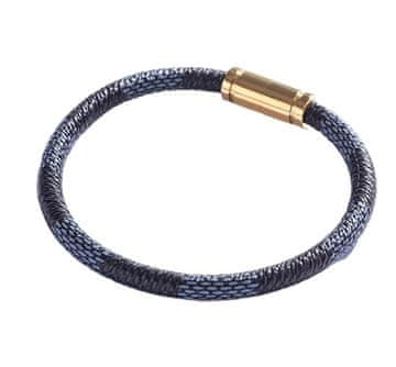 Marc Malone Elegantna moška zapestnica iz umetnega usnja MCGB5040