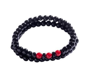 Marc Malone Dvojna zapestnica z biseri za moške MCGB5084