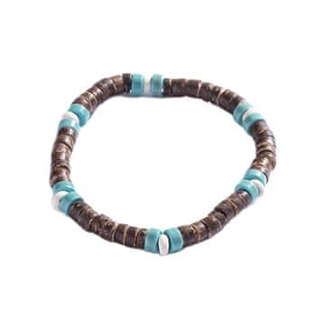 Marc Malone Zapestnica iz perlic s turkizno rdečo MCGB5086