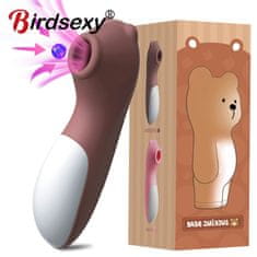 KJB  Močan vibrator za ženske - vakuumski stimulator za klitoris in bradavice