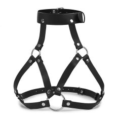 KJB Ženski seksi pas za telo Pasovi za seks igrače Bdsm Bondage Spodnje perilo Pas za prsi Usnjeno spodnje perilo Gotsko fetišistično žensko oblačilo