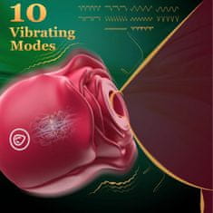 KJB  Vibrator za sesanje vrtnic | Stimulator klitorisa in sesalnik za bradavice