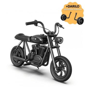 HYPER GOGO Pioneer 12 Električni motor za otroke - Črn