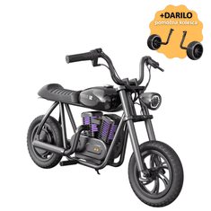 HYPER GOGO Pioneer 12 Plus Električni motor za otroke - Črn