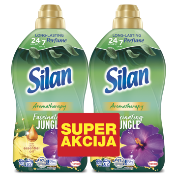 Silan Aromatherapy Jungle mehčalec za perilo, 2x1,36 l
