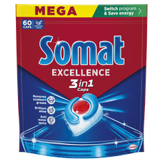 Somat 3in1 kapsule za strojno pomivanje posode, 60 pranj