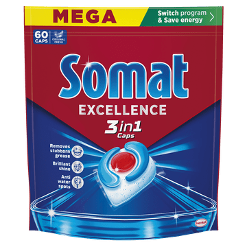 Somat 3in1 kapsule za strojno pomivanje posode, 70 pranj