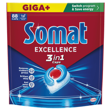Somat 3in1 kapsule za strojno pomivanje posode, 88 pranj