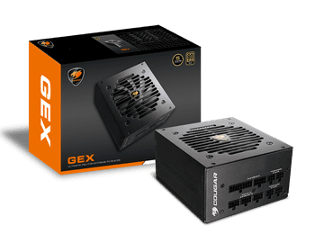 Cougar GEX 650 napajalna enota, 80Plus Gold, 40 °C, črni (CGR GEX-650)
