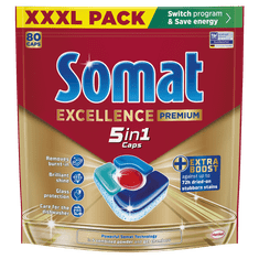 Somat 5in1 kapsule za strojno pomivanje posode, 80 pranj