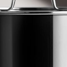 WMF Fusiontec Mineral Pro 4-delni set posode, 16/16/20/24 cm, stekleni pokrovi, črn (518695290)