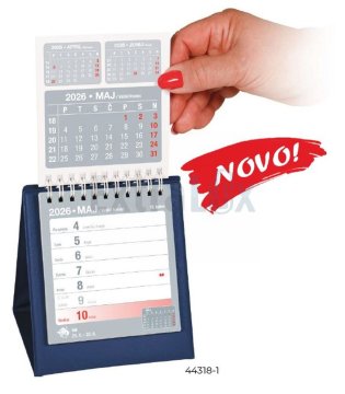 Koledar namizni piramida sortirane barve 2026