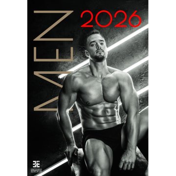 Koledar Moški črno-beli 2026