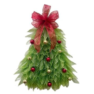 HOME & MARKER® Ročno izdelan božični venček v obliki drevesa | TREEWREATH